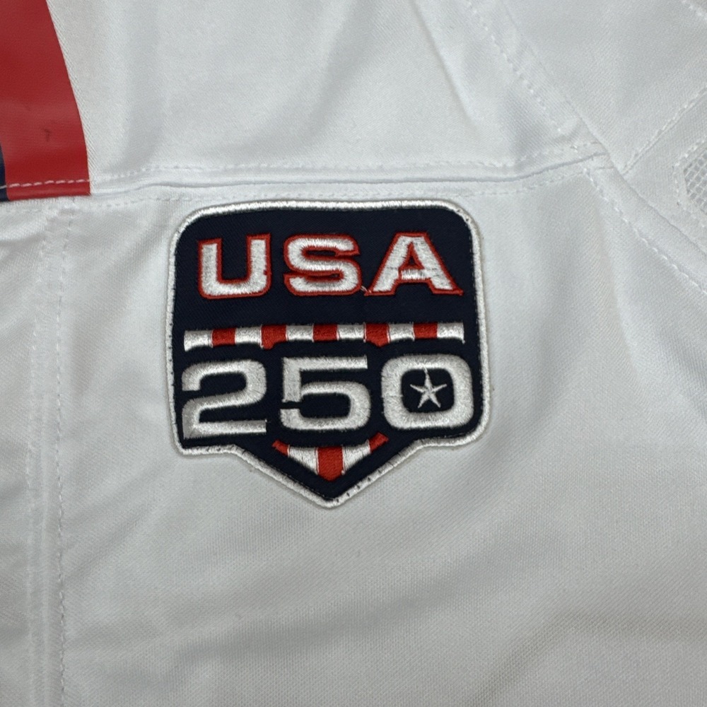 Nike Drake Maye Super Bowl 60 LX Patch Game Jersey New England Patriots White - Picture 4 of 13